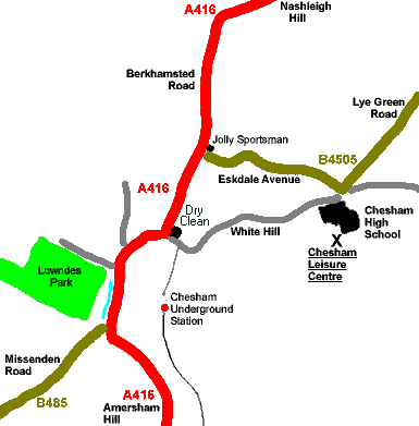 Chesham street map