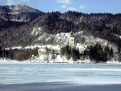 Lake Bled & church