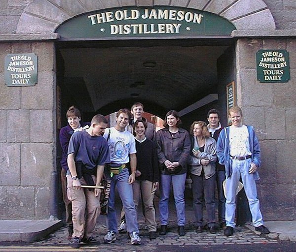 Outside the Jameson's Distillery